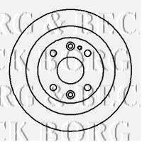 BORG & BECK BBD4994 гальмівний диск