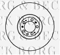 BORG & BECK BBD4873 гальмівний диск