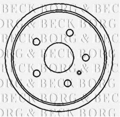 BORG & BECK BBR7159 Гальмівний барабан