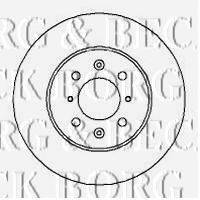 BORG & BECK BBD4027 гальмівний диск