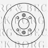BORG & BECK BBD4877 гальмівний диск