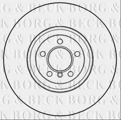 BORG & BECK BBD6018S гальмівний диск