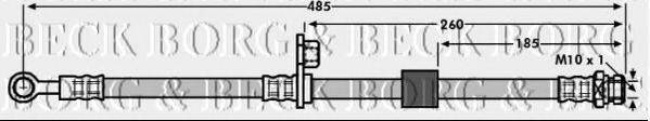 BORG & BECK BBH7112 Гальмівний шланг