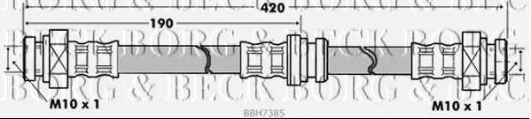 BORG & BECK BBH7385 Гальмівний шланг