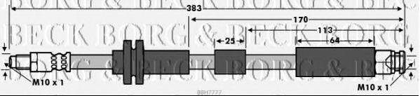 BORG & BECK BBH7777 Гальмівний шланг