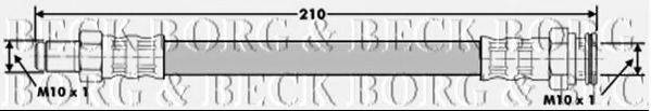 BORG & BECK BBH6131 Гальмівний шланг