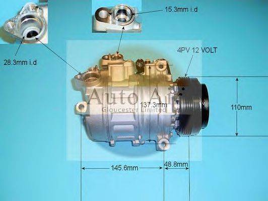 AUTO AIR GLOUCESTER 146466P Компресор, кондиціонер