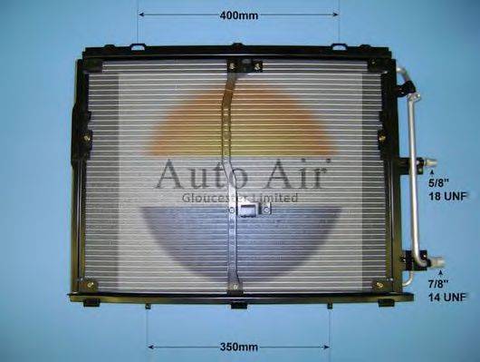 AUTO AIR GLOUCESTER 166582 Конденсатор, кондиціонер