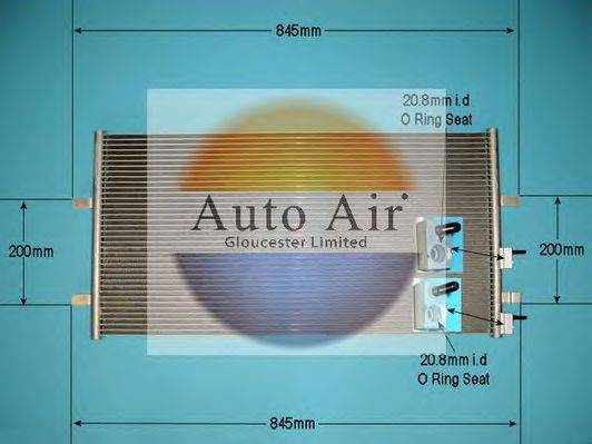 AUTO AIR GLOUCESTER 169001 Конденсатор, кондиціонер