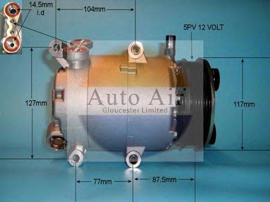 AUTO AIR GLOUCESTER 140099P Компресор, кондиціонер