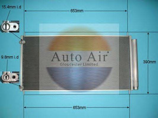 AUTO AIR GLOUCESTER 160051 Конденсатор, кондиціонер