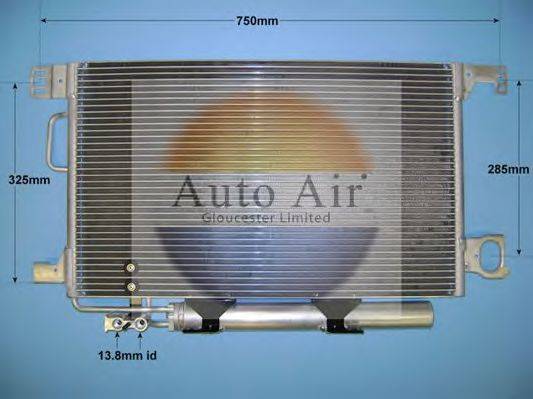 AUTO AIR GLOUCESTER 161340 Конденсатор, кондиціонер