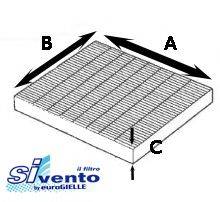 SIVENTO G219 Фільтр, повітря у внутрішньому просторі