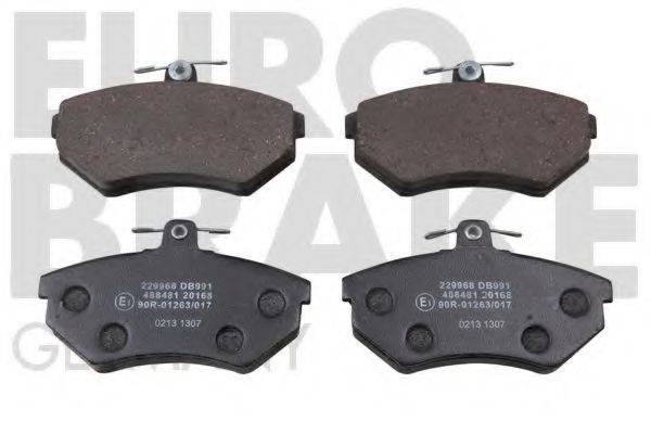 EUROBRAKE 5502229968 Комплект гальмівних колодок, дискове гальмо