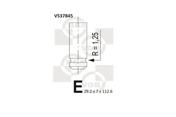 BGA V537845 Випускний клапан