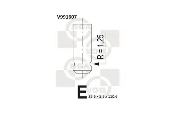 BGA V991607 Впускний клапан