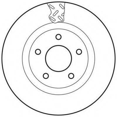 JURID 562769JC гальмівний диск