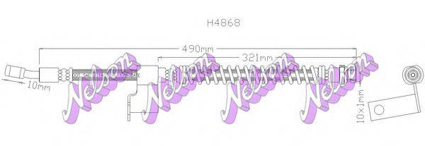 BROVEX-NELSON H4868 Гальмівний шланг
