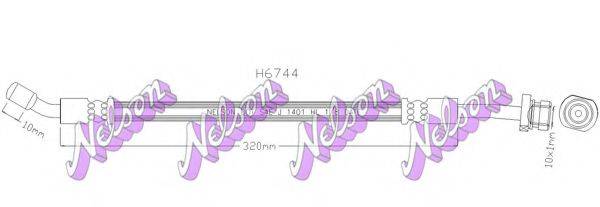 BROVEX-NELSON H6744 Гальмівний шланг