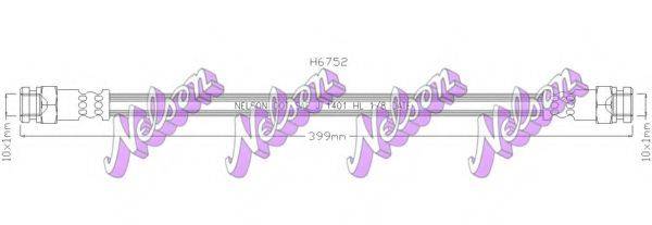 BROVEX-NELSON H6752 Гальмівний шланг