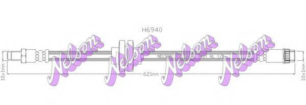 BROVEX-NELSON H6940 Гальмівний шланг