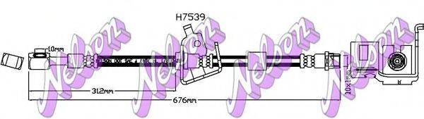 BROVEX-NELSON H7539 Гальмівний шланг