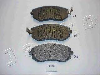 JAPKO 50706 Комплект гальмівних колодок, дискове гальмо