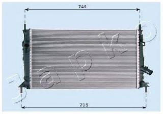 JAPKO RDA053081 Радіатор, охолодження двигуна