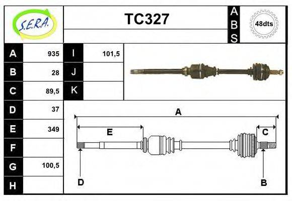 SERA TC327 Приводний вал