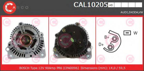 CASCO CAL10205AS Генератор