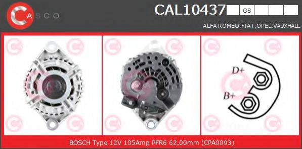 CASCO CAL10437GS Генератор