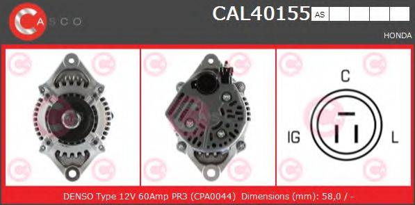 CASCO CAL40155AS Генератор