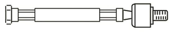 FRAP 3881 Осьовий шарнір, рульова тяга