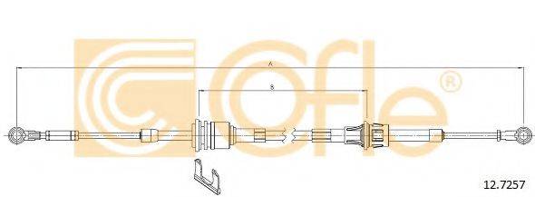 COFLE 127257 Трос, ступінчаста коробка передач