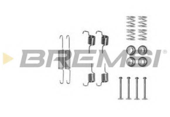 BREMSI SK0011 Комплектуючі, гальмівна колодка