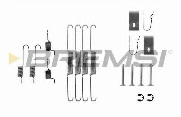 BREMSI SK0636 Комплектуючі, гальмівна колодка