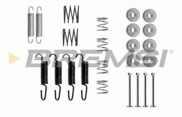 BREMSI SK0816 Комплектуючі, гальмівна колодка