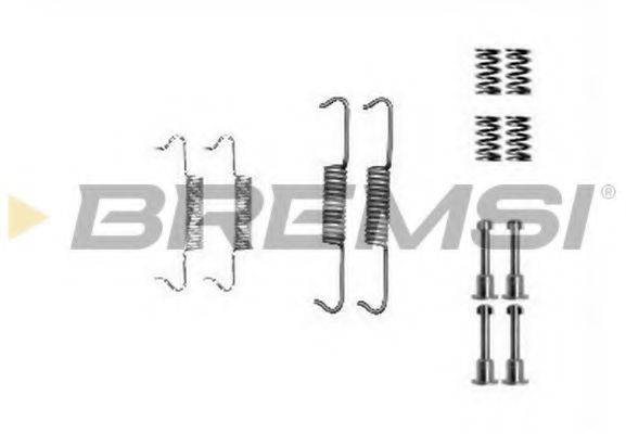 BREMSI SK0877 Комплектуючі, гальмівна колодка