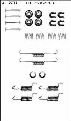 BSF 00718 Комплектуючі, стоянкова гальмівна система