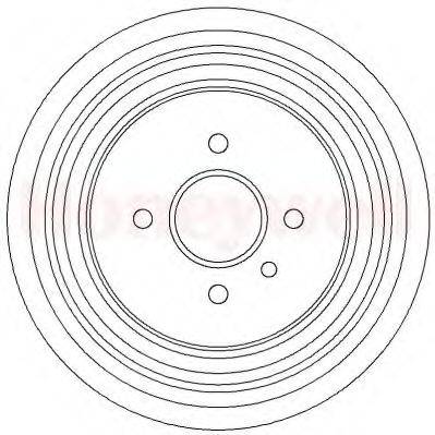 BENDIX 329282B Гальмівний барабан