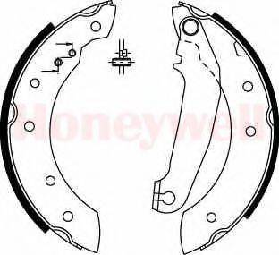 BENDIX 361848B Комплект гальмівних колодок