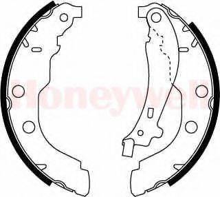 BENDIX 362319B Комплект гальмівних колодок