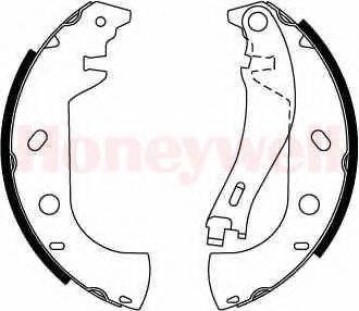 BENDIX 362392B Комплект гальмівних колодок