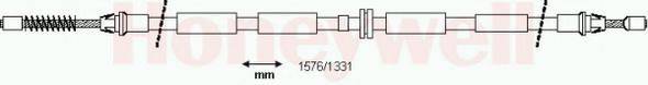 BENDIX 432666B Трос, стоянкова гальмівна система