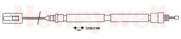 BENDIX 432881B Трос, стоянкова гальмівна система