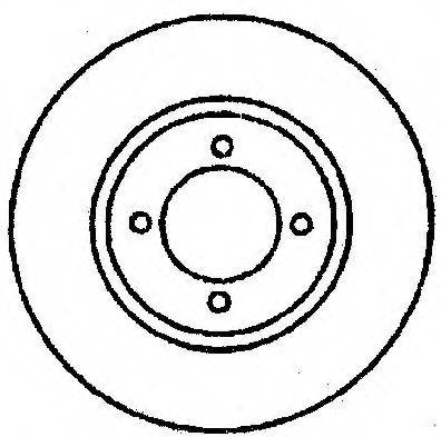 BENDIX 561048B гальмівний диск