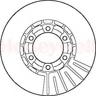 BENDIX 561485B гальмівний диск