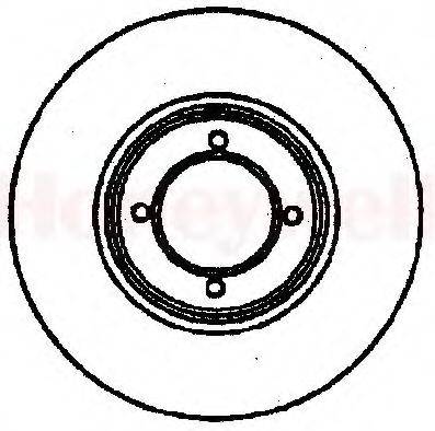 BENDIX 561557B гальмівний диск