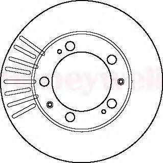 BENDIX 561806B гальмівний диск