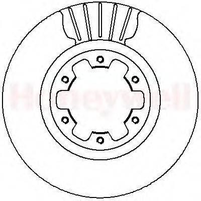 BENDIX 562279B гальмівний диск